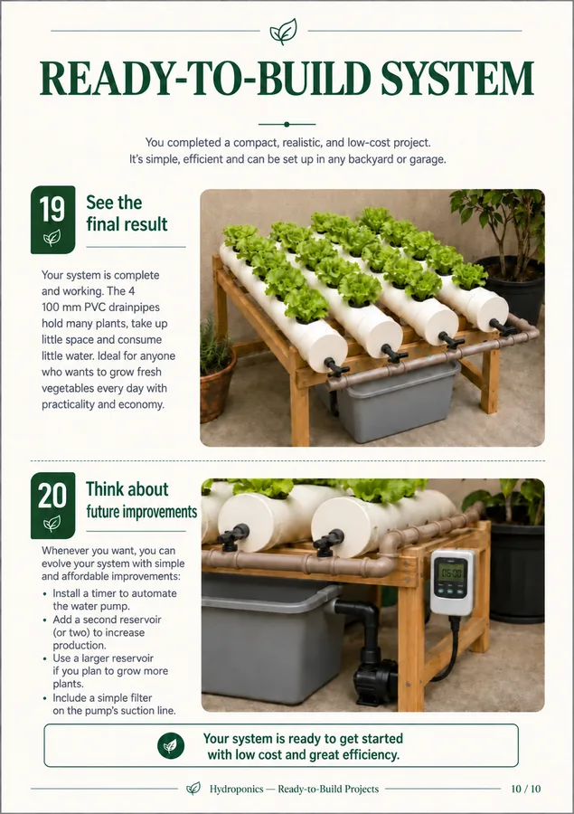 Page 10 — Finished system