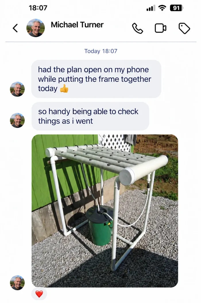 Customer message about the projects